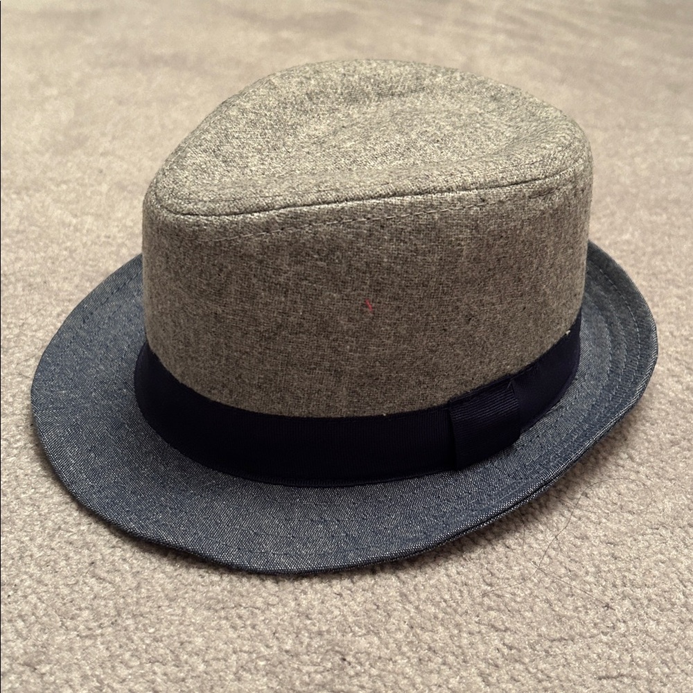 Cat & Jack Gray and Blue Kids Hat